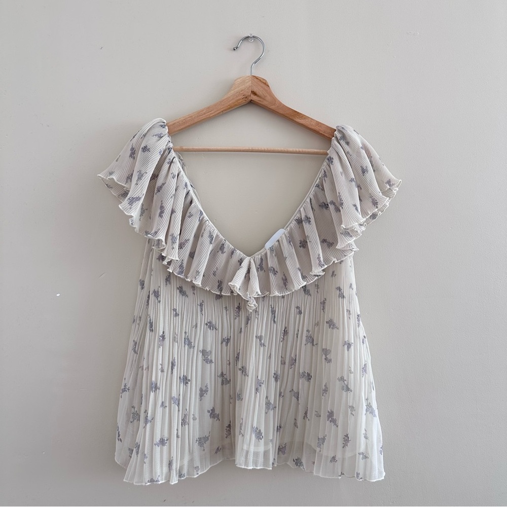 🚫SOLD on DEPOP - Ganni Floral Chiffon Blouse